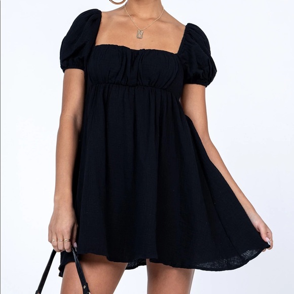 Princess Polly- “LETS DANCE” Mini Dress Black Size US 8 - Picture 2 of 4